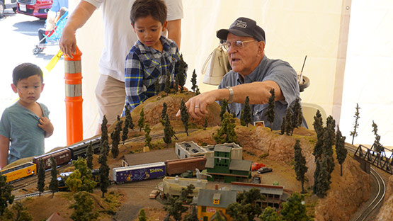 Model train fun at Railroad Days 2016